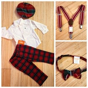 New 5pc Gymboree Christmas Outfit